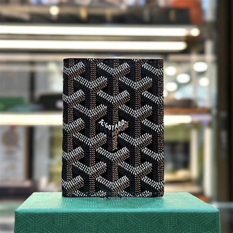 goyard card holder green|goyard saint marc card holder.